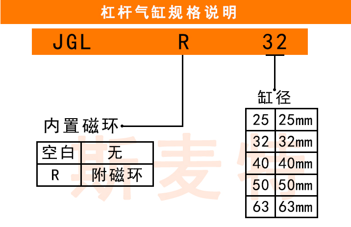 杠杆气缸JGL