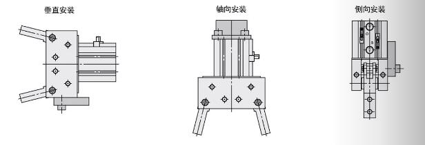 气动机械夹爪气缸MHT2安装形式.jpg